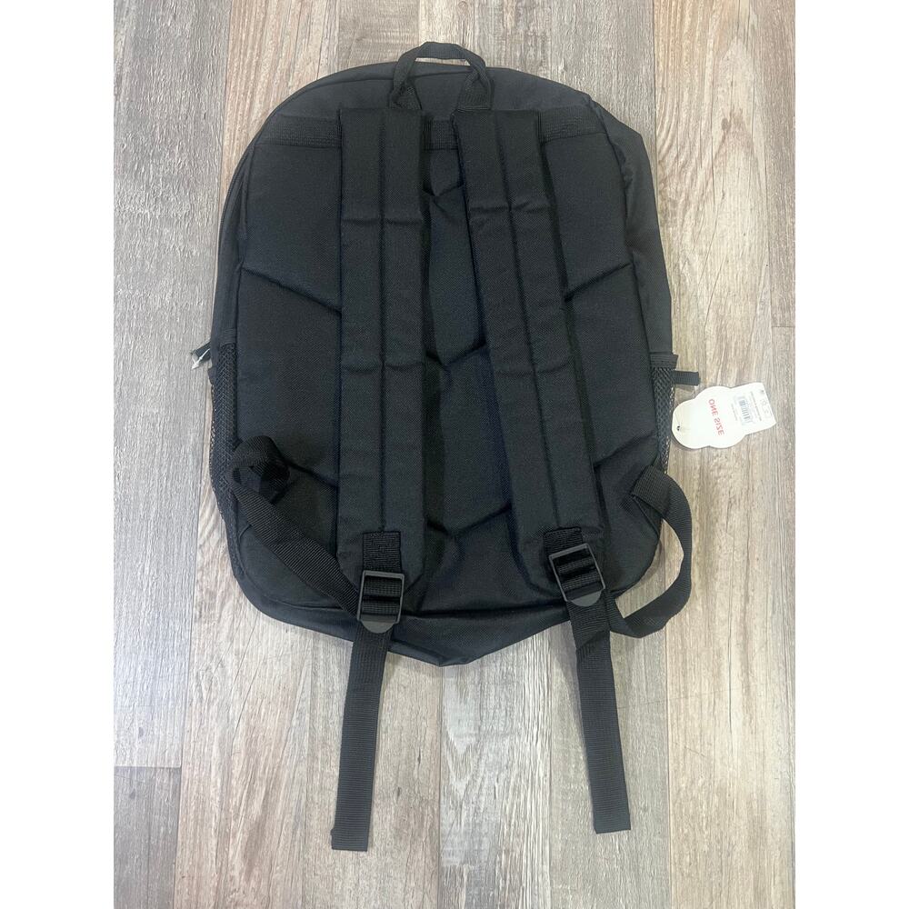 Wonder Nation Kids Unisex 17" Backpack, Solid Black - Picture 6 of 6